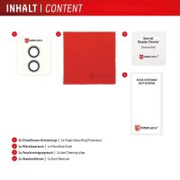 DISPLEX® Camera Lens Glass Kamera-Schutzglas für Apple iPhone 16, iPhone 16 Plus