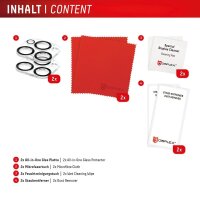 DISPLEX® Camera Lens Glass Kamera-Schutzgläser für Apple iPhone 16 Pro, iPhone 16 Pro Max, 2 St.