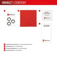 DISPLEX® Camera Lens Glass Kamera-Schutzglas für Apple iPhone 16 Pro, iPhone 16 Pro Max