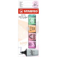 STABILO Pastellove Textmarker farbsortiert, 6 St.