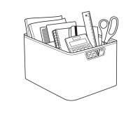 curver STYLE S Aufbewahrungsboxen creme 29,1 x 19,8 x 14,2 cm, 3 St.