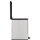curver DECOBIN SLIM BIN Mülleimer 25,0 l silbermetallic