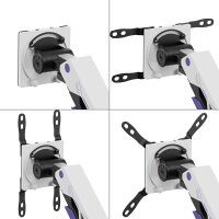 Neomounts Monitor-Halterung ACE DS70-256BL1 Gaming schwarz für 1 Monitor, Tischklemme