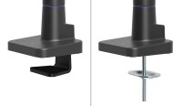 Neomounts Monitor-Halterung ACE DS70-256BL1 Gaming schwarz für 1 Monitor, Tischklemme