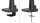 Neomounts Monitor-Halterung ACE DS70-256BL1 Gaming schwarz für 1 Monitor, Tischklemme