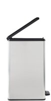 curver DECOBIN SLIM BIN Mülleimer 40,0 l silbermetallic