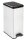 curver DECOBIN SLIM BIN Mülleimer 40,0 l silbermetallic