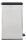 curver DECOBIN SLIM BIN Mülleimer 40,0 l silbermetallic