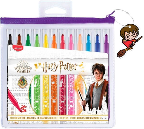 maped Harry Potter Filzstifte farbsortiert, 12 St.