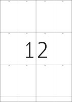 HERMA Hängeetiketten weiß 52,5 x 93,5 mm blanko, 100 Blatt