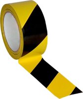 EICHNER Bodenmarkierungsband gelb, schwarz 5,0 cm x 33,0 m