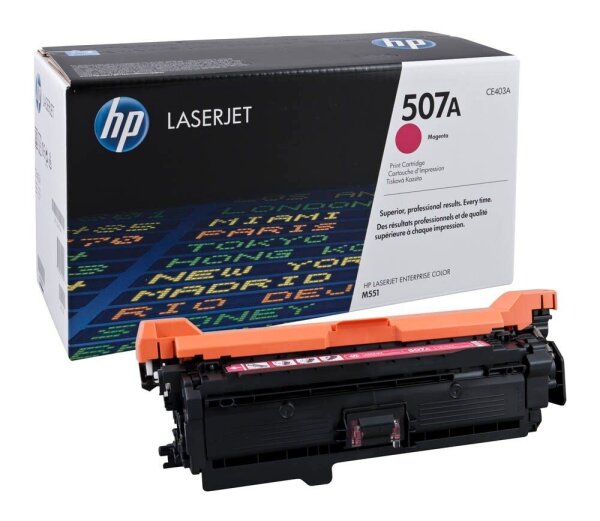 HP 507A (CE403A) magenta Tonerkartusche