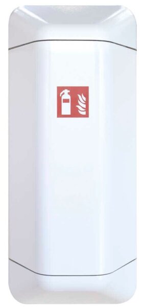 EICHNER Feuerlöscherschrank weiß 43,3 cm x 22,5 cm x 1,03 m