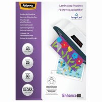 Fellowes Laminierfolien Enhance80 ImageLast glänzend...