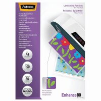Fellowes Laminierfolien Enhance80 glänzend für...