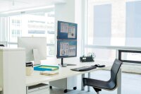 Fellowes Monitor-Halterung Seasa 8044001 schwarz für 2 Monitore, Tischständer