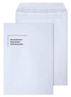STEINMETZ Versandtaschen DIN C4 mit Fenster weiß...