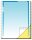SIGEL Endlospapier A4 hoch 2-fach, 80 g/qm blau 500 Blatt