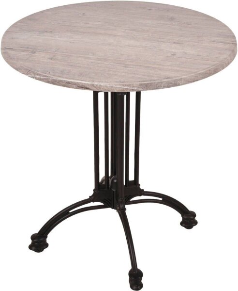 Garden Pleasure MORENA Bistrotisch rund Spanplatte hellbraun 70,0 x 70,0 x 74,0 cm, 1 St.