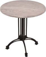 Garden Pleasure MORENA Bistrotisch rund Spanplatte...