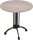 Garden Pleasure MORENA Bistrotisch rund Spanplatte hellbraun 70,0 x 70,0 x 74,0 cm, 1 St.