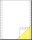 SIGEL Endlospapier A4 hoch 2-fach, 80 g/qm weiß 1.000 Blatt