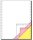 SIGEL Endlospapier A4 hoch 3-fach, 60 g/qm weiß 600 Blatt