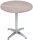 Garden Pleasure BRENTA Bistrotisch rund Spanplatte hellbraun 70,0 x 70,0 x 74,0 cm, 1 St.