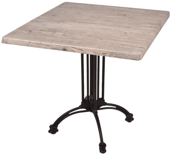 Garden Pleasure MORENA Bistrotisch rund Spanplatte hellbraun 80,0 x 80,0 x 74,0 cm, 1 St.
