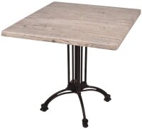 Garden Pleasure MORENA Bistrotisch rund Spanplatte...