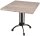 Garden Pleasure MORENA Bistrotisch rund Spanplatte hellbraun 80,0 x 80,0 x 74,0 cm, 1 St.