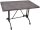 Garden Pleasure MORENA Bistrotisch rechteckig Spanplatte dunkelgrau 110,0 x 70,0 x 74,0 cm, 1 St.