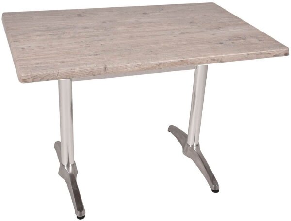 Garden Pleasure BRENTA Bistrotisch hellbraun 110,0 x 70,0 x 74,0 cm