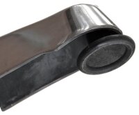 Garden Pleasure BRENTA Bistrotisch quadratisch Spanplatte dunkelgrau 80,0 x 80,0 x 74,0 cm, 1 St.