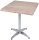 Garden Pleasure BRENTA Bistrotisch quadratisch Spanplatte hellbraun 70,0 x 70,0 x 74,0 cm, 1 St.