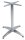 Garden Pleasure BRENTA Bistrotisch quadratisch Spanplatte hellbraun 70,0 x 70,0 x 74,0 cm, 1 St.