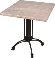 Garden Pleasure MORENA Bistrotisch quadratisch Spanplatte...
