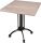 Garden Pleasure MORENA Bistrotisch quadratisch Spanplatte hellbraun 70,0 x 70,0 x 74,0 cm, 1 St.