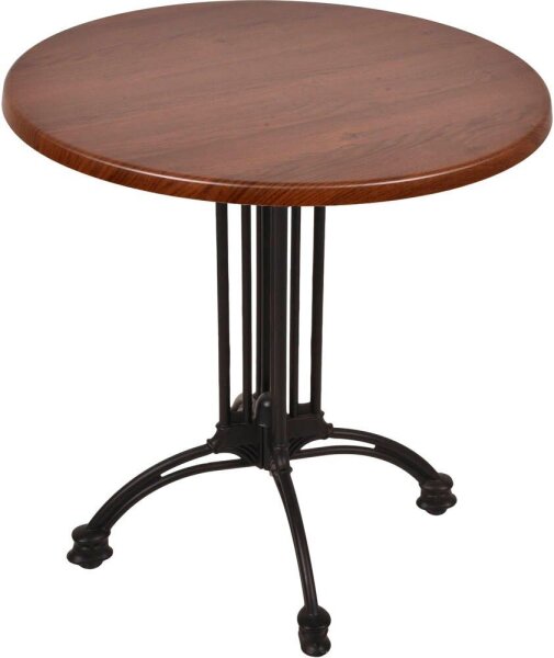 Garden Pleasure MORENA Bistrotisch rund Spanplatte dunkelbraun 70,0 x 70,0 x 74,0 cm, 1 St.
