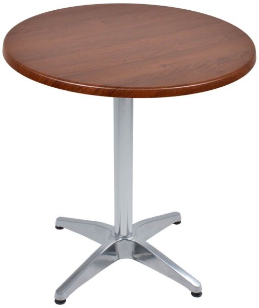 Garden Pleasure BRENTA Bistrotisch rund Spanplatte dunkelbraun 70,0 x 70,0 x 74,0 cm, 1 St.