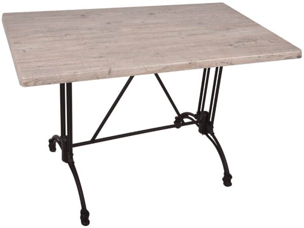 Garden Pleasure MORENA Bistrotisch hellbraun 110,0 x 70,0 x 74,0 cm