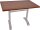 Garden Pleasure PAMIR Bistrotisch rechteckig Spanplatte dunkelbraun 110,0 x 70,0 x 74,0 cm, 1 St.