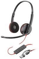 poly Blackwire 3220 Headset schwarz
