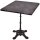 Garden Pleasure CIVETTA Bistrotisch quadratisch Spanplatte dunkelgrau 70,0 x 70,0 x 74,0 cm, 1 St.