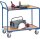 fetra Tischwagen 2742 blau 61,1 x 113,6 x 103,9 cm