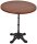 Garden Pleasure CIVETTA    Bistrotisch rund Spanplatte dunkelbraun 70,0 x 70,0 x 74,0 cm, 1 St.