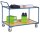 fetra Tischwagen 2746 blau 81,1 x 133,6 x 103,9 cm