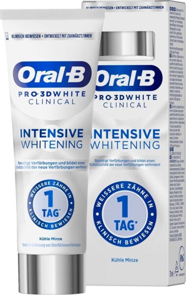 Oral-B PRO 3D WHITE INTENSIVE WHITENING kühle Minze Zahnpasta 75 ml
