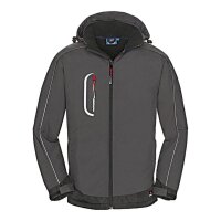 4PROTECT® Herren Softshelljacke Montana grau, schwarz...