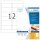 HERMA Folien-Kraftklebe-Etiketten 9538 weiß 99,1 x 42,3 mm, 40 Blatt